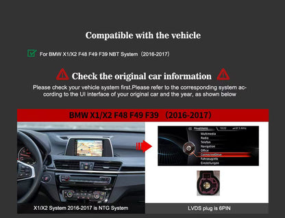 Wit-Up For BMW X1 X2 F39 F48 F49 10.25" Touchscreen Android 12 Aftermaket GPS Navi CarPlay Autoradio Car Stereo Multimedia