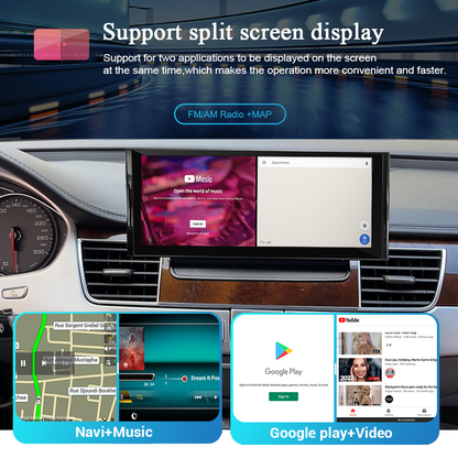 Wit-Up For Audi A8 S8 D4 2011-2018 MMI 3G 12.3" Touch Screen Multimedia Upgrade Android GPS Navi Autoradio Stereo Carplay Youtube Apply Carplay AirPlay Mirroring Wired Android