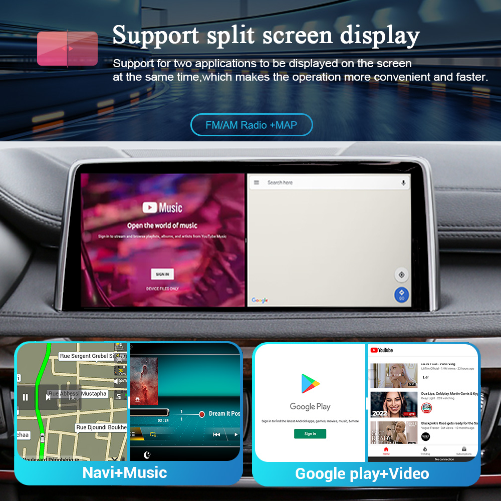 Wit-Up For BMW X5 X6 E70 E71 E72 10.25" Touch Screen Upgrade Radio Android 14 Aftermaket GPS Navi CarPlay Autoradio Car Stereo Multimedia