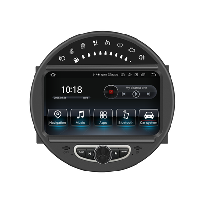 Wit-up 6.5 Mini Cooper CIC R56 Apple CarPlay Upgrade 8-inch Android Touch Screen Wireless Android Auto Facebook Navigation Vehicle Cameras Download Android Apps Games Music Movies Receive Calls Via Bluetooth