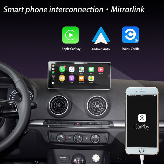 Audi A3 Touch Screen Radio Apple Carplay S3 RS3 8V MIB 12.3 inch Android Screen Upgrade Wireless Android Auto  Prime Video Games Music GPS Navigation Reddit Twitch Waze Mirror Link Apps Netflix Spotify - Wit-Up Media Refit Tech