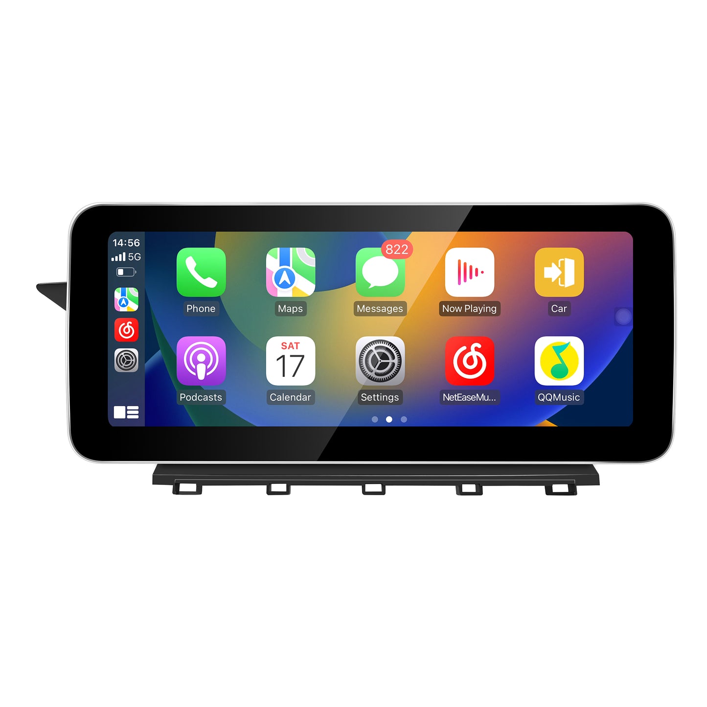 Mercedes GLK X204 NTG 4.0 Upgrade 12.3 Android Touch Screen Wireless Apple CarPlay Android Auto Split Screen Mode Samsung Phone Apps Mirror Full Screen Navigation Waze Netflix Spotify Backup Cameras