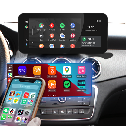 Wireless Carpaly for Mercedes Benz A-W176/B-W246/G-W460/CLA-C117 GLA-X156 Android Auto Head Unit Multimedia Stereo Radio Player