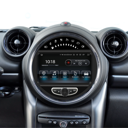 Wit-up 6.5 Mini Cooper CIC R56 Apple CarPlay Upgrade 8-inch Android Touch Screen Wireless Android Auto Facebook Navigation Vehicle Cameras Download Android Apps Games Music Movies Receive Calls Via Bluetooth