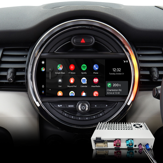 Wit-up Mini Cooper CarPlay Adapter for Mini NBT EVO F55 8.8-inch Screen Wireless Apple CarPlay and Android Auto Full Screen Mirroring iPhone Apps Spotify Movies Pluto TV Google Maps Calls Via Bluetooth Google YouTube Tiktok