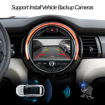 Wit-up 6.5 Mini Cooper NBT F60 Apple CarPlay Upgrade 7-inch Touch Screen Wireless Android Auto Netflix Navigation Google Maps Vehicle Cameras Android Apps Games Music Movies TV Receive Calls Via Bluetooth Google Map YouTube Tiktok