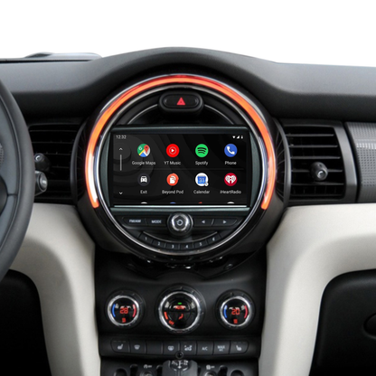 Wit-up 6.5 Mini Cooper NBT F60 Apple CarPlay Upgrade 7-inch Touch Screen Wireless Android Auto Netflix Navigation Google Maps Vehicle Cameras Android Apps Games Music Movies TV Receive Calls Via Bluetooth Google Map YouTube Tiktok