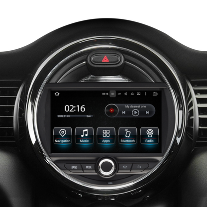 Wit-up Mini Cooper F54 Apple CarPlay install 7-inch Android Touch Screen Wireless Android Auto Netflix Navigation Vehicle Cameras Download Android Apps Games Music Movies TV Receive Calls Via Bluetooth Google Map YouTube TikTok