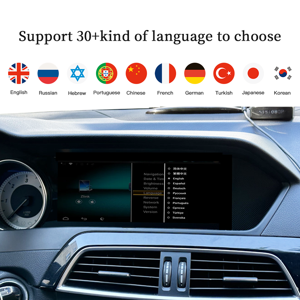 Wit-Up 8.8" Touchscreen GPS Navi Autoradio Stereo Wireless Carplay For Mercedes Benz C W204 2011-2014 Youtube Apply Carplay AirPlay Mirroring Wired Android