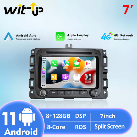 wit-up For Dodge RAM 1500 2500 3500 4500 Touchscreen Android 11 Aftermaket GPS Navi CarPlay Autoradio Car Stereo Multimedia - Wit-Up Media Refit Tech