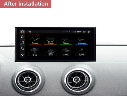 Wit-Up Autoradio Stereo  For Audi A1 MMI 2G MMI 3G MIB  12.3" Touchscreen GPS Navi  Wireless Carplay Youtube Apply Carplay AirPlay Mirroring Wired Android  2010 2011 2012 2013 2014 2015 2016 2017 2018