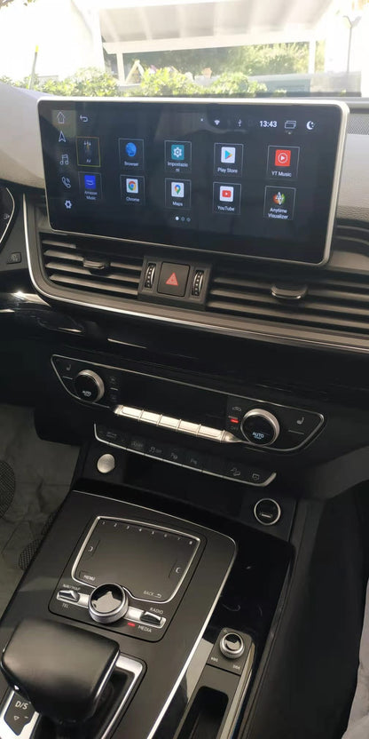 Audi Q5 B9 MIB Touchscreen Autoradio Audi Q5 Head Unit Upgrade Stereo Wireless Carplay Android 13  Bluetooth Mirroring Carplay Aftermarket  4G Wi-Fi Spotify Movies YouTube 2016 2017 2018 2019 2020 2021