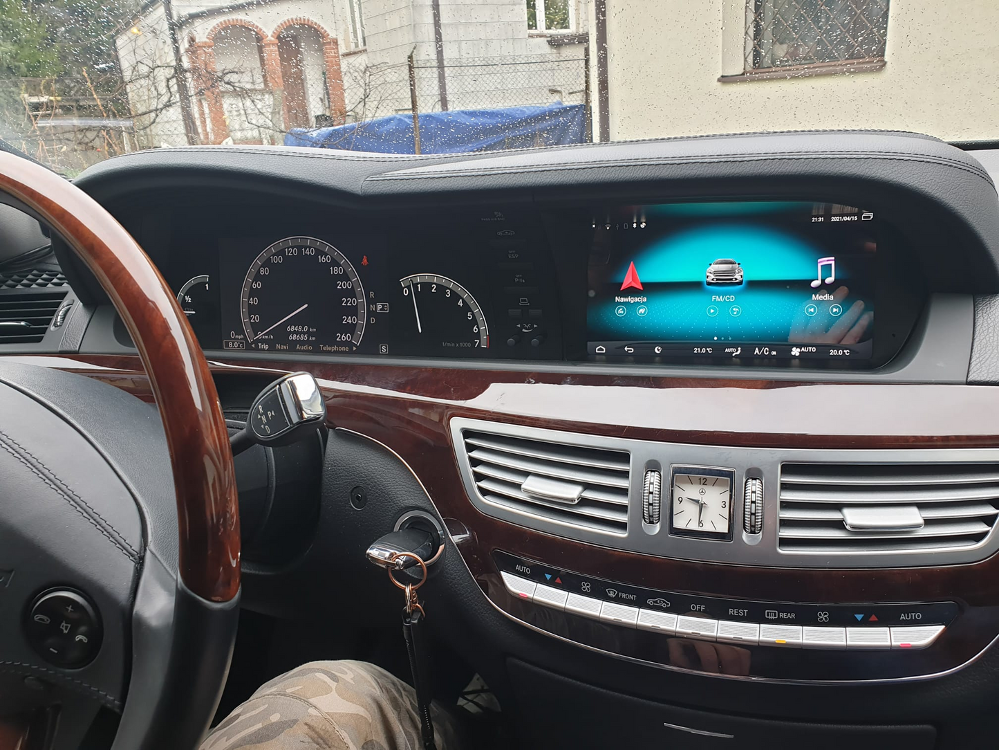 Wit-up para Benz S W221 CL W216 9,33 "Pantalla táctil actualización Android radio Aftermaket GPS Navi CarPlay Autoradio coche estéreo Multimedia