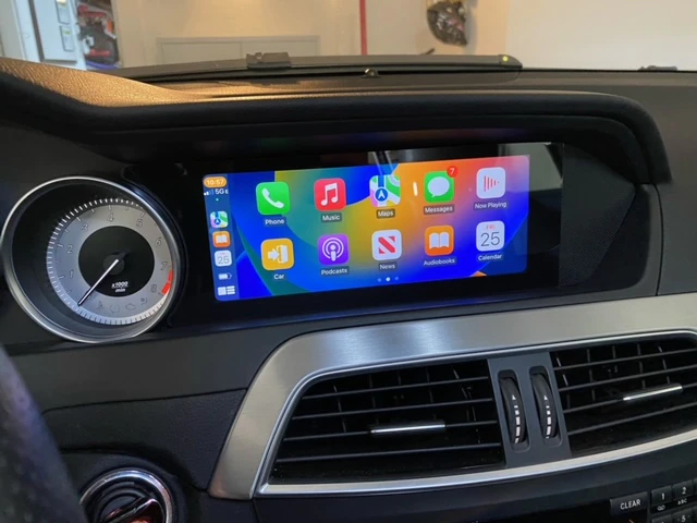 Autoradio tactile GPS Bluetooth Android & Apple Carplay Mercedes