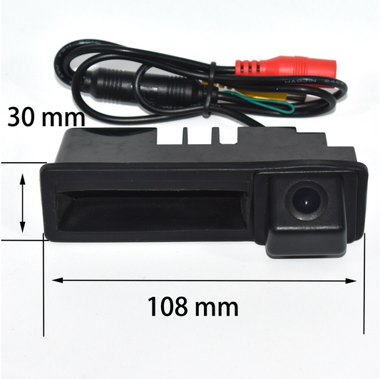 CCD car rear view reverse back up parking trunk handle waterproof camera for Audi A4 B8 A3 8v A6 C4 4G A8 D3 D4  Q7 4L - Wit-Up Media Refit Tech