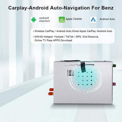 Wit-up para 2014-2019 Benz Series MBUX NTG5.0-5.2 actualización Apple CarPlay Android Auto adaptador de navegación