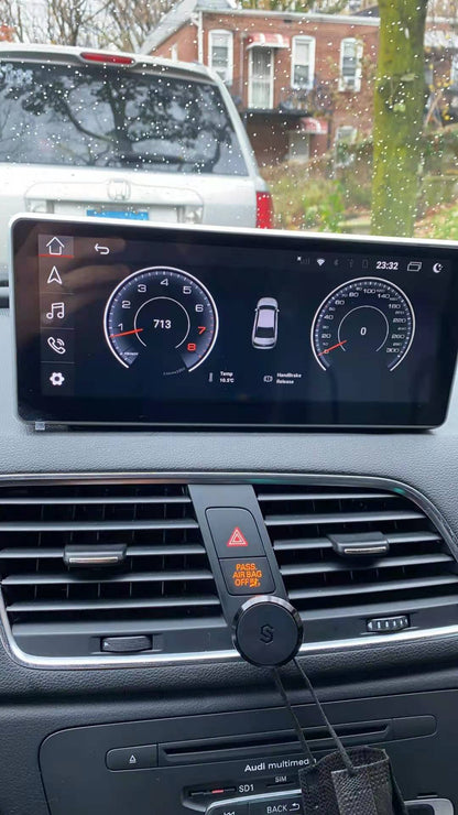 Wit-Up For 10.25” Touchscreen Audi Q3 8U MMI 2011-2018 Apply Carplay Android GPS navi autoradio stereo Youtube Apply Carplay Mirror Link android auto Netflix Waze Tiktok