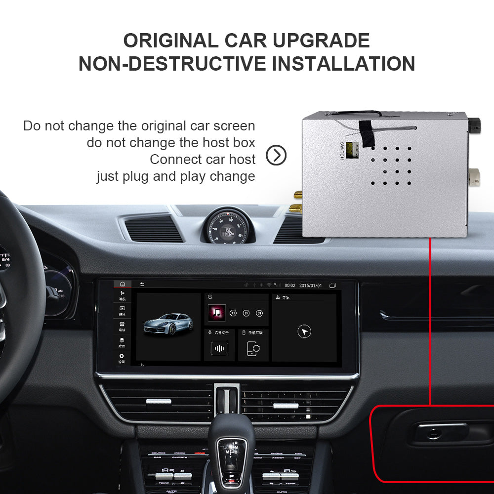 Wit-Up Air Carplay box MMI Carplay Android box for Porsche Cayenne Macan  2018-today PCM 5.0 youtu android auto CarPlay Android 13