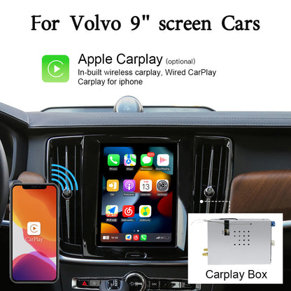 Wit-Up Air Carplay Box MMI Carplay Box For 2017-Today Volvo S90/XC60/XC40/V90/XC90/S60/V60 Apple CarPlay Android Auto Full Screen Youtube Google Tiktok