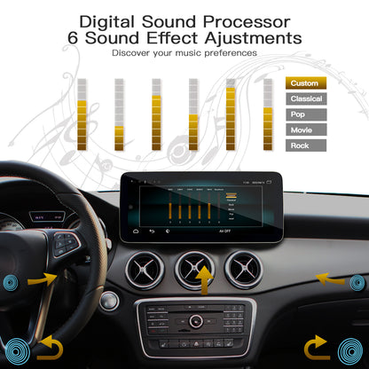 wit-up For Benz A/B/G/CLA/GLA 2015-2019 12.3" Touchscreen upgrade Android radio Aftermaket GPS Navi CarPlay Autoradio Car Stereo Multimedia - Wit-Up Media Refit Tech