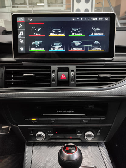 Wit-Up Android Stereo for Audi A6 A7 C7 MMI 2011-2018 10.25" Touchscreen GPS navi autoradio stereo wireless carplay Youtube Apply Carplay Mirroring Netflix Waze